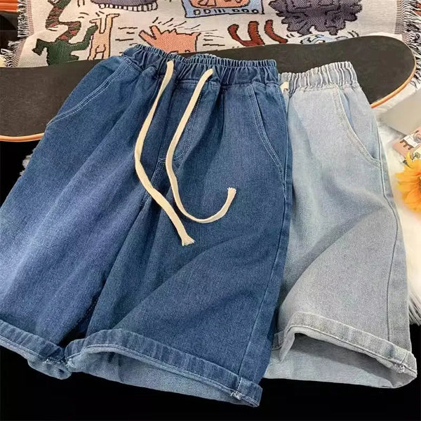 Casual Vintage Denim Jorts