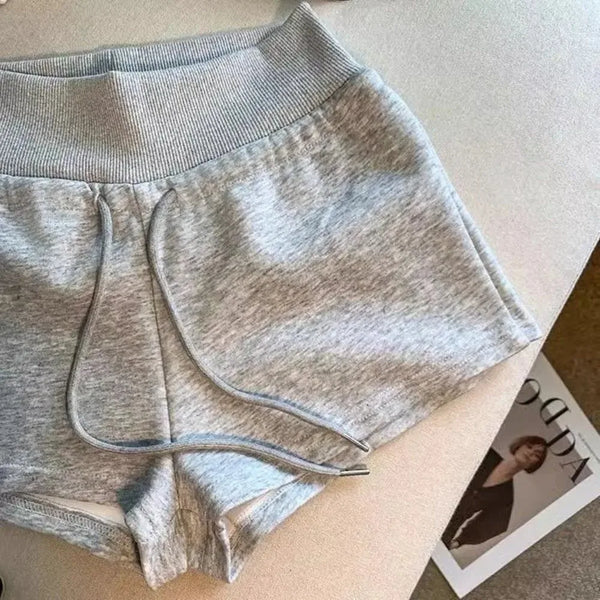 Breathable-Drawstring-Women-Sports-Shorts-Low-rise-Slim-Fitting-Casual-Pants-Black-Grey-Straight-Shorts-Pants.jpg