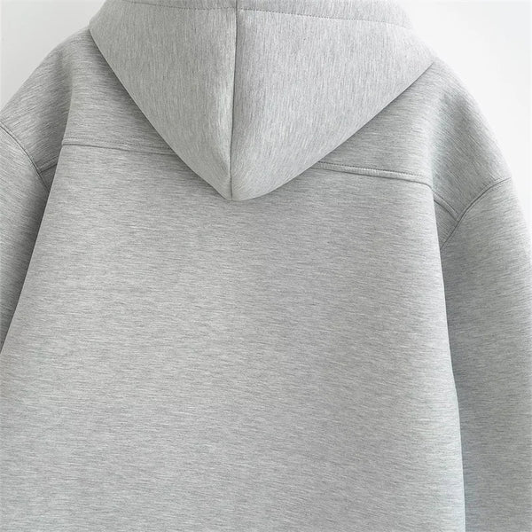 Cozy Oversized Zipper Hoodie