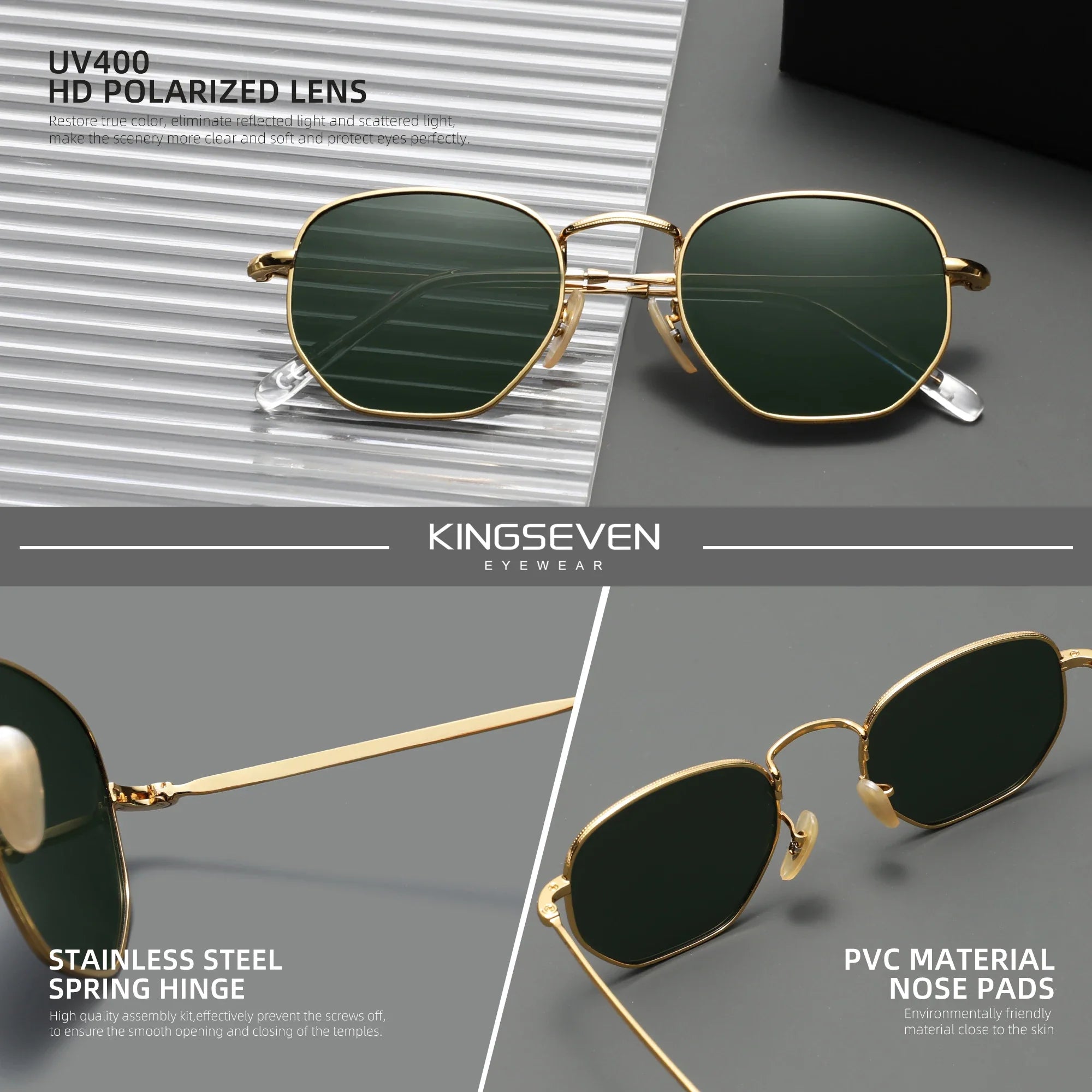 Chic Polarized Round Sunglasses