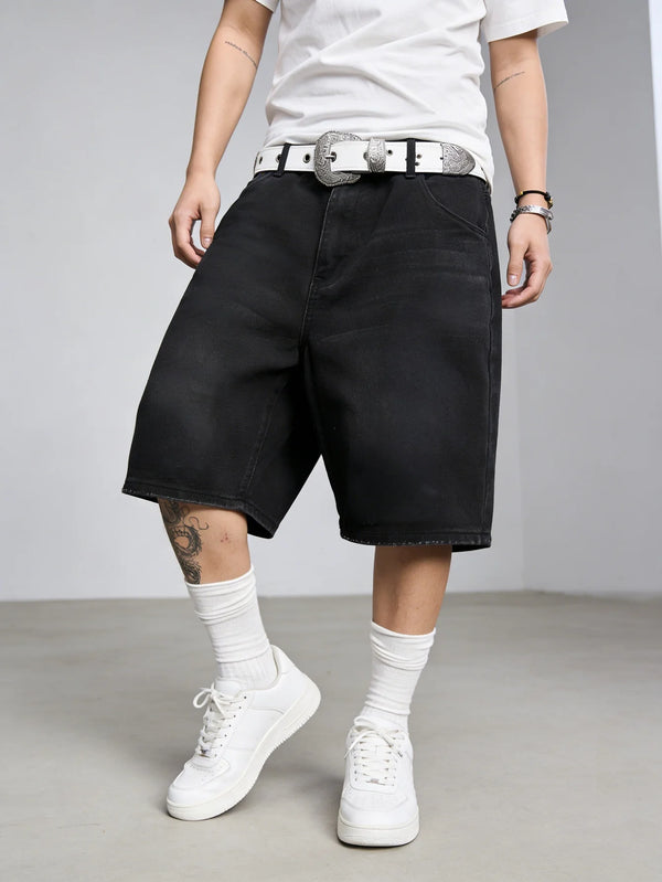 Men-loose-fit-black-non-stretch-denim-jorts-solid-color-casual-everyday-wear-breathable-straight-leg.jpg