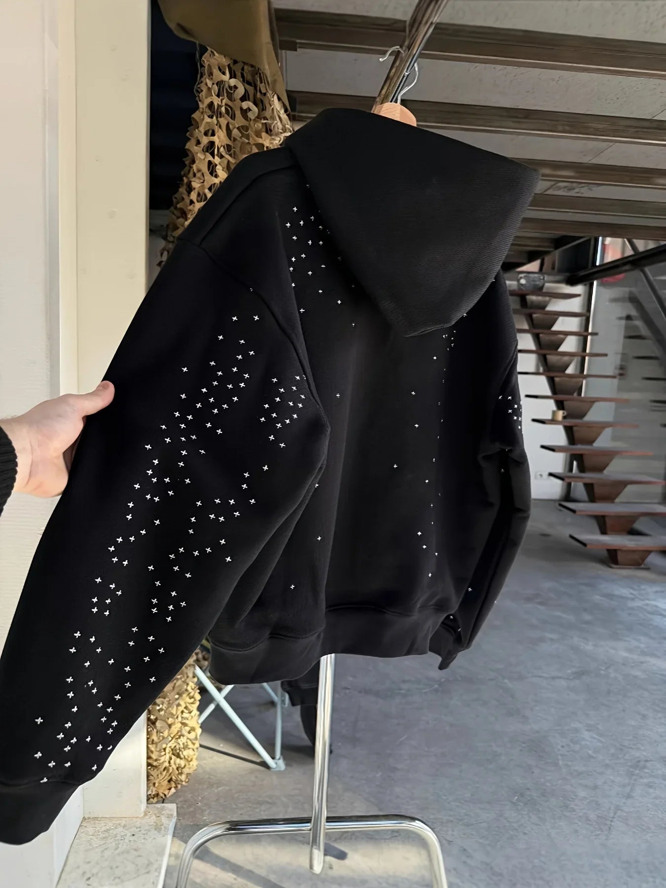 Glam Rhinestone Hoodie